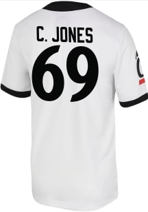 Cam Jones  Nike Cincinnati Bearcats White Game Name And Number Football Jersey