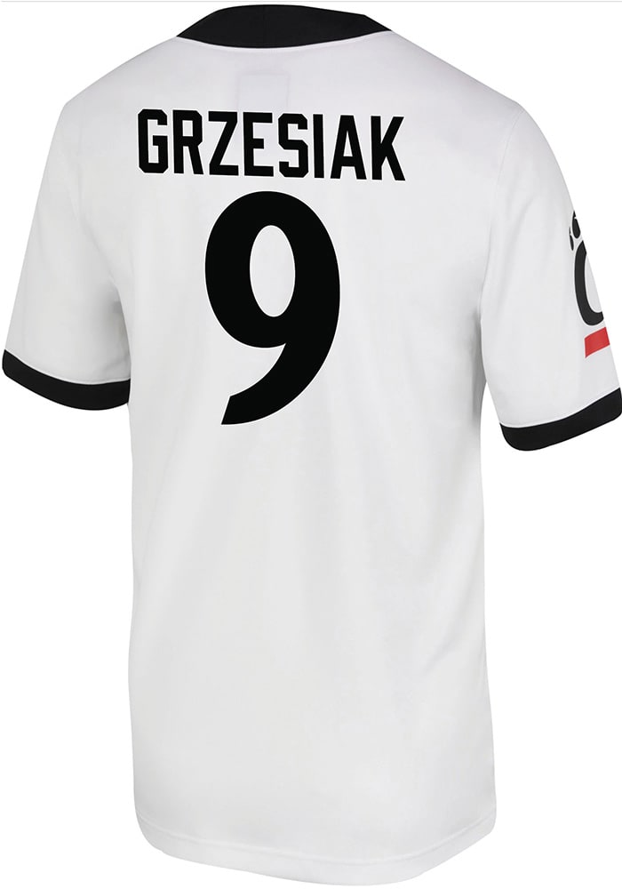 Daniel Grzesiak Nike Cincinnati Bearcats White Game Name And Number Football Jersey
