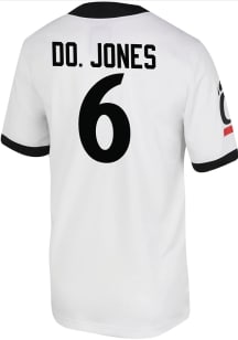 Dorian Jones  Nike Cincinnati Bearcats White Game Name And Number Football Jersey