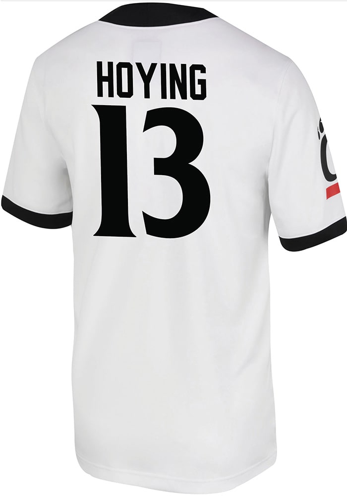 Jacob Hoying Nike Cincinnati Bearcats White Game Name And Number Football Jersey