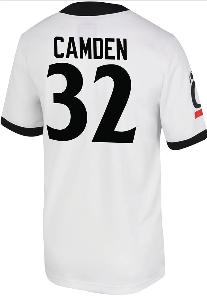 James Camden Nike Cincinnati Bearcats White Game Name And Number Football Jersey