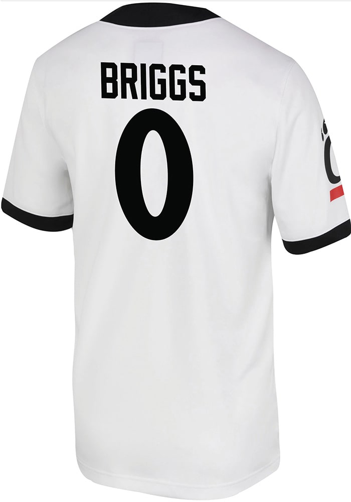 Jowon Briggs Nike Cincinnati Bearcats White Game Name And Number Football Jersey