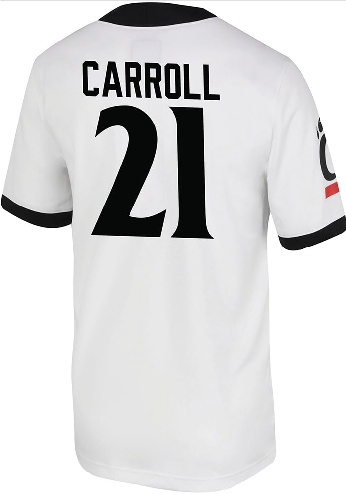 Kalen Carroll Nike Cincinnati Bearcats White Game Name And Number Football Jersey