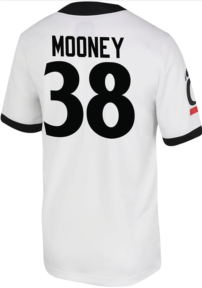 Nijal Mooney Nike Cincinnati Bearcats White Game Name And Number Football Jersey