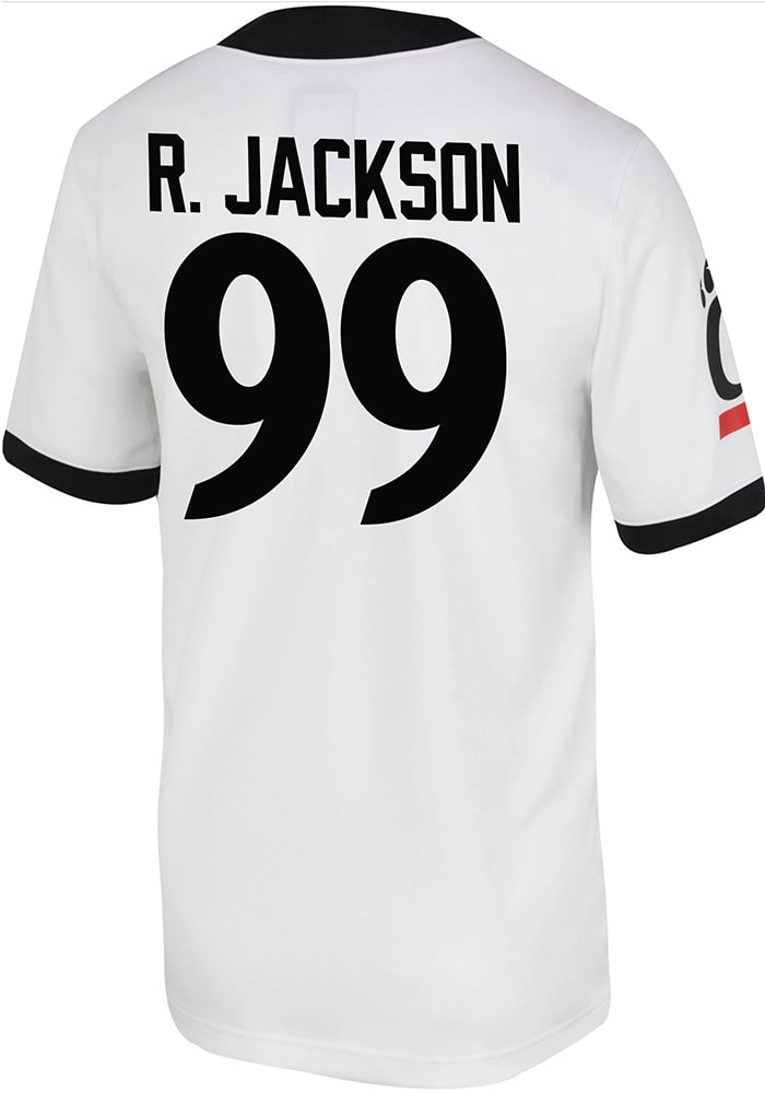 Rob Jackson Nike Cincinnati Bearcats White Game Name And Number Football Jersey
