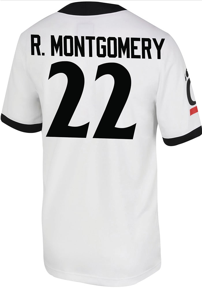 Ryan Montgomery Nike Cincinnati Bearcats White Game Name And Number Football Jersey