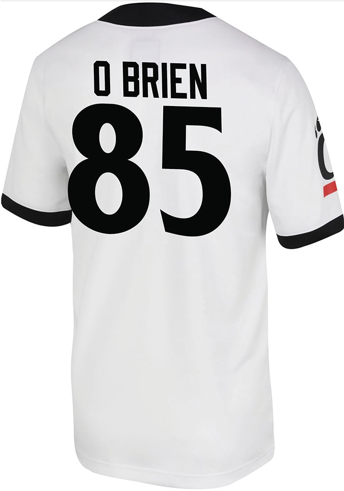 Triston O'Brien Nike Cincinnati Bearcats White Game Name And Number Football Jersey