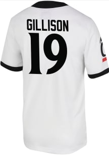 Tyler Gillison  Nike Cincinnati Bearcats White Game Name And Number Football Jersey
