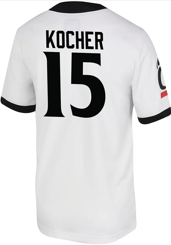 Will Kocher Nike Cincinnati Bearcats White Game Name And Number Football Jersey