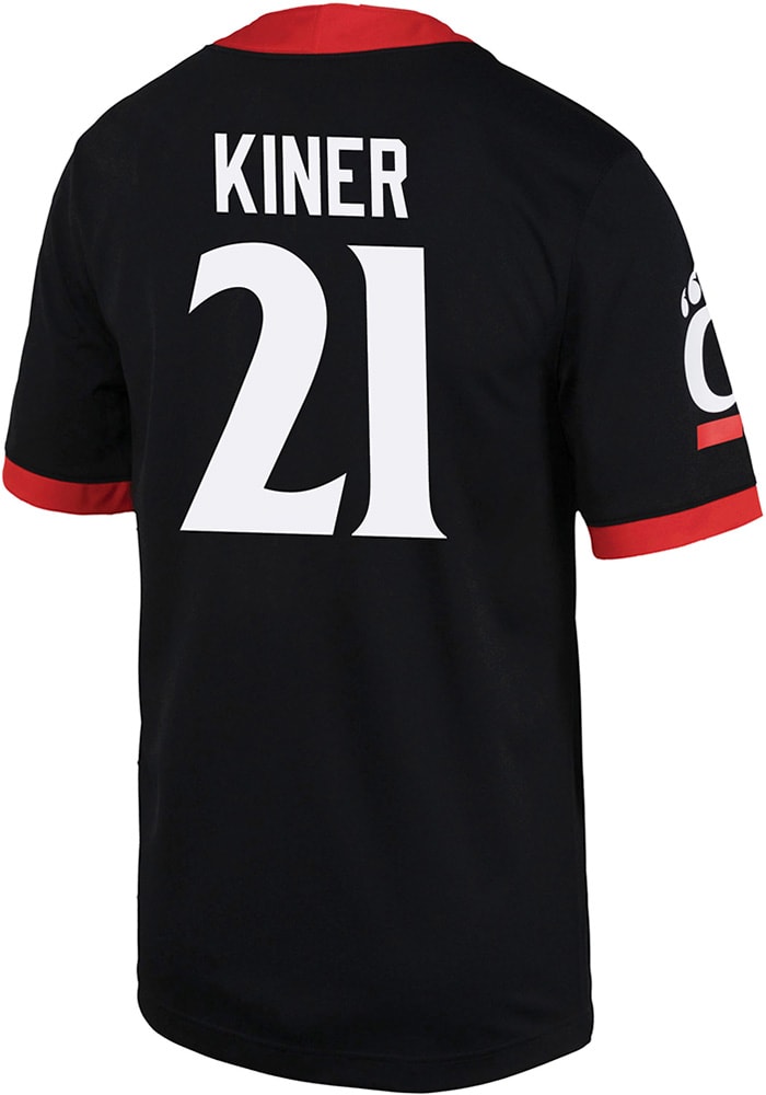 Corey Kiner Nike Cincinnati Bearcats Black Game Name And Number Football Jersey