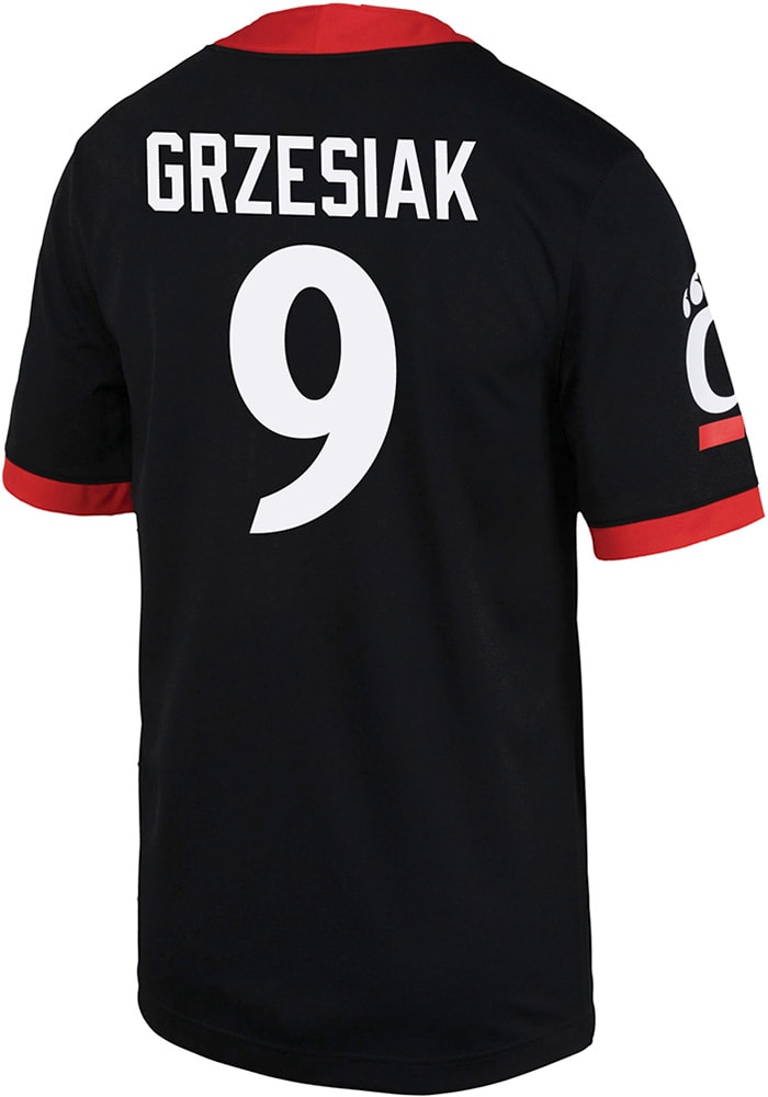 Daniel Grzesiak Nike Cincinnati Bearcats Black Game Name And Number Football Jersey