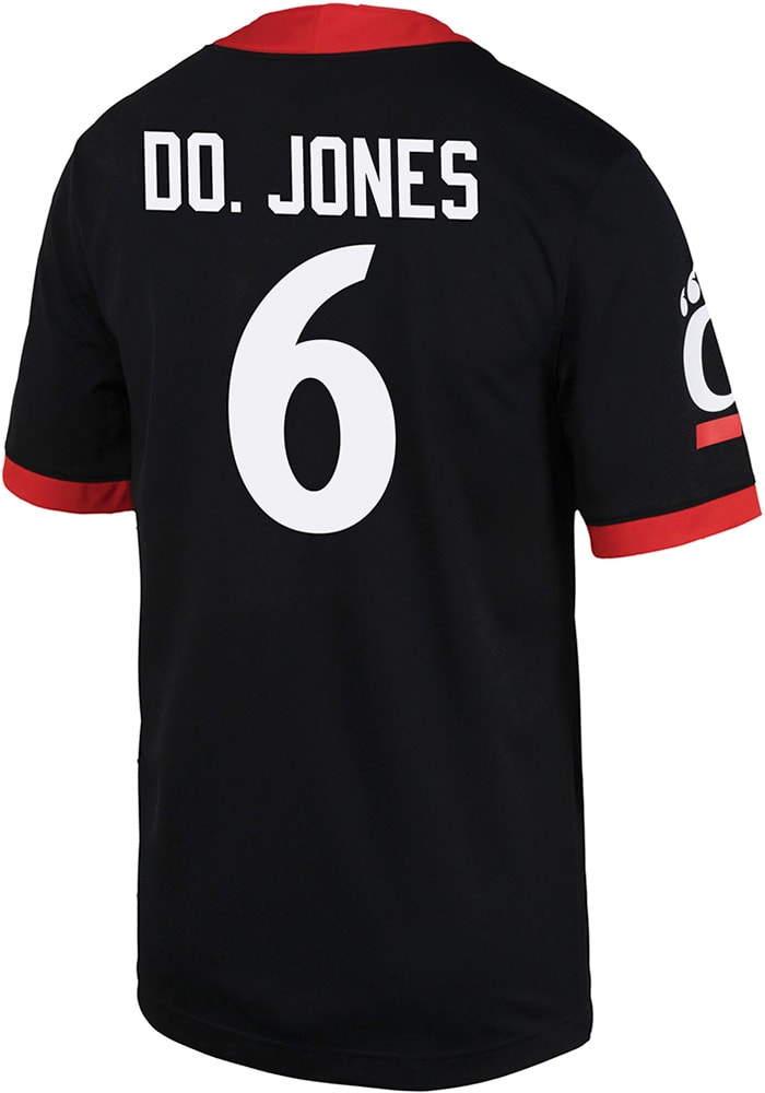 Dorian Jones Nike Cincinnati Bearcats Black Game Name And Number Football Jersey