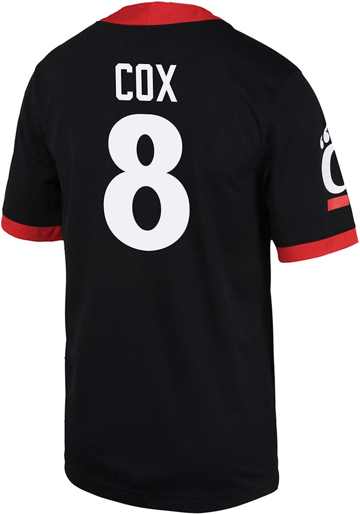 Isiah Cox Nike Cincinnati Bearcats Black Game Name And Number Football Jersey