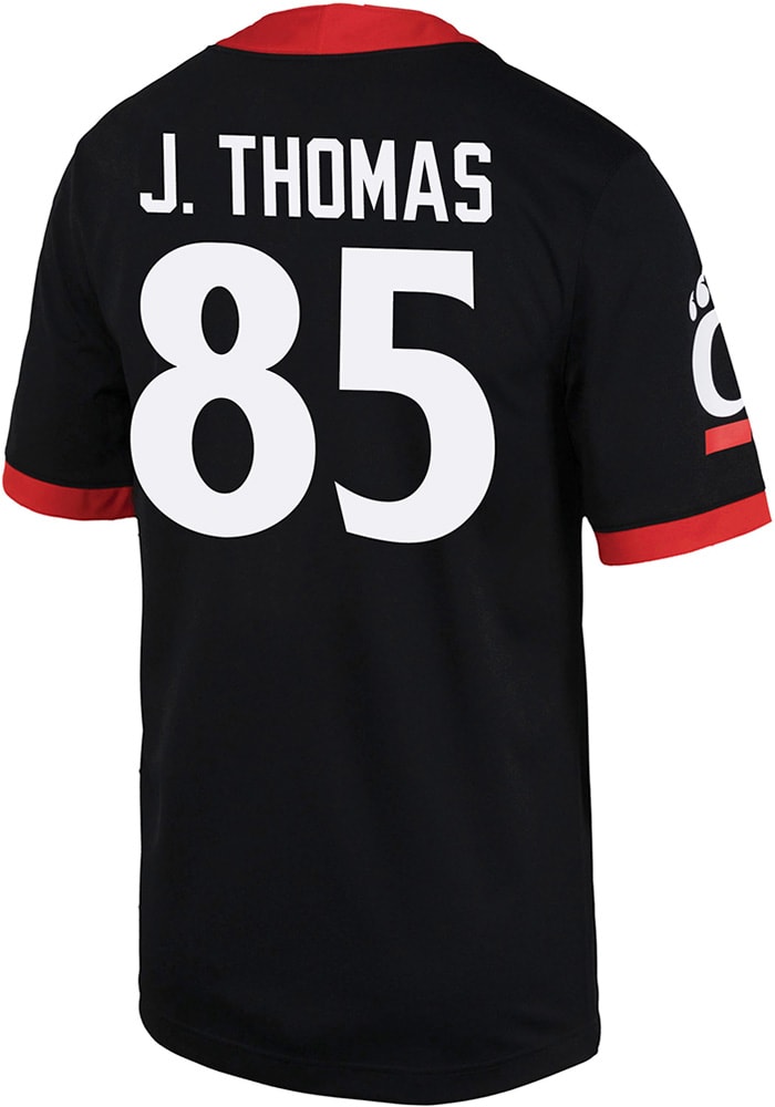 Jiair Thomas Nike Cincinnati Bearcats Black Game Name And Number Football Jersey
