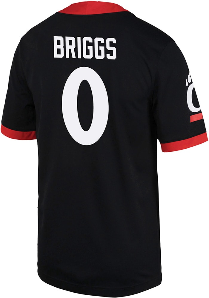 Jowon Briggs Nike Cincinnati Bearcats Black Game Name And Number Football Jersey