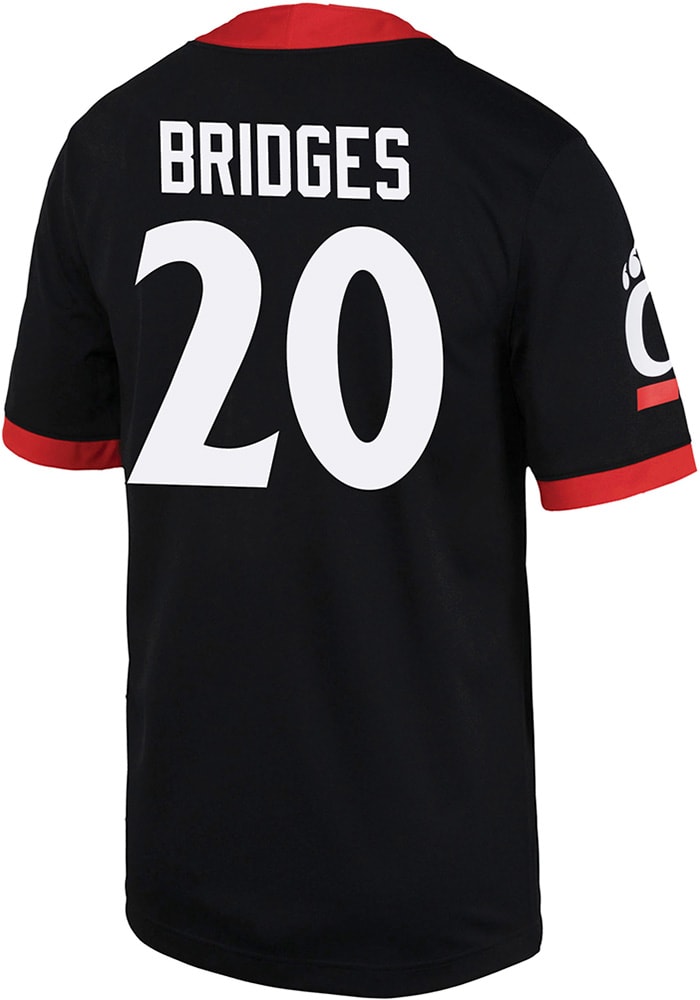 Oliver Bridges Nike Cincinnati Bearcats Black Game Name And Number Football Jersey