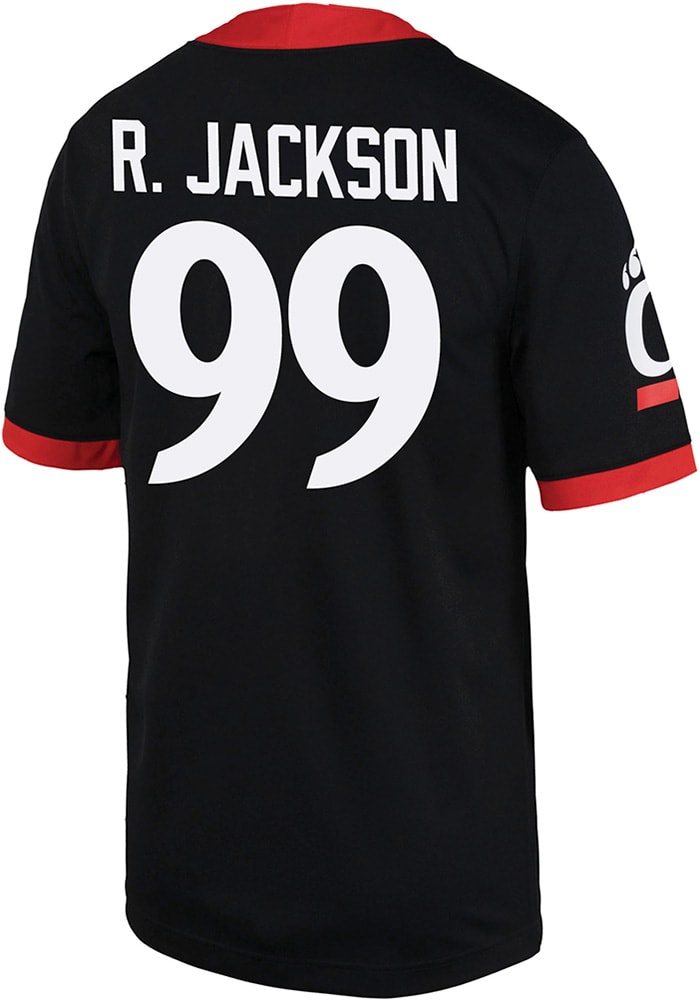 Rob Jackson Nike Cincinnati Bearcats Black Game Name And Number Football Jersey