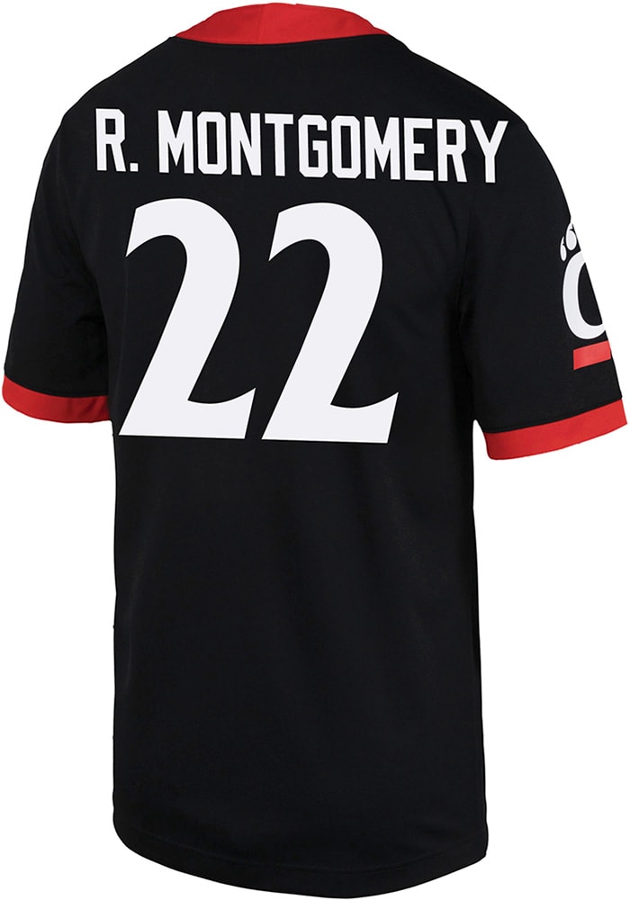 Ryan Montgomery Nike Cincinnati Bearcats Black Game Name And Number Football Jersey
