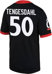 Evan Tengesdahl  Nike Cincinnati Bearcats Black Game Name And Number Football Jersey