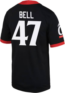 Rory Bell  Nike Cincinnati Bearcats Black Game Name And Number Football Jersey