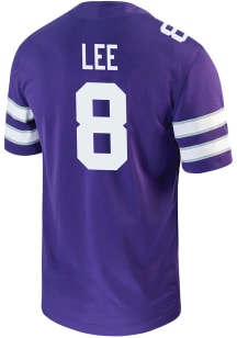 William Lee  Nike K-State Wildcats Purple Game Name And Number Football Jersey