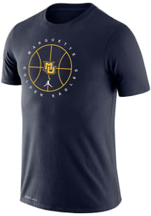 Nike Marquette Golden Eagles Gold Jordan Legend Short Sleeve T Shirt