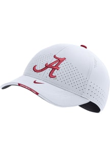 Nike Alabama Crimson Tide White L91 Youth Sideline Youth Adjustable Hat