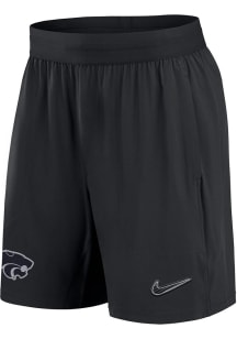 Mens K-State Wildcats Black Nike DriFIT Woven Shorts