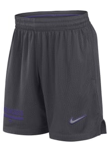 Nike K-State Wildcats Mens Grey DriFIT Mesh Shorts