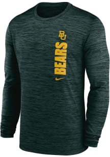 Nike Baylor Bears Green Team Issue Velocity Long Sleeve T-Shirt