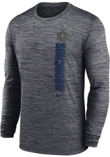 Nike Central Oklahoma Bronchos Grey Team Issue Velocity Long Sleeve T-Shirt