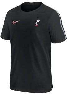 Cincinnati Bearcats Black Nike DriFIT Coach UV Short Sleeve T Shirt