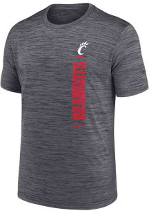 Cincinnati Bearcats Black Nike Team Issue Velocity Short Sleeve T Shirt