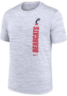 Cincinnati Bearcats White Nike Team Issue Velocity Short Sleeve T Shirt