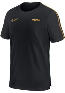 Nike Missouri Tigers Black DriFIT Coach UV Short Sleeve T Shirt