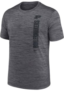 Nike Purdue Boilermakers Grey Team Issue Velocity Short Sleeve T Shirt