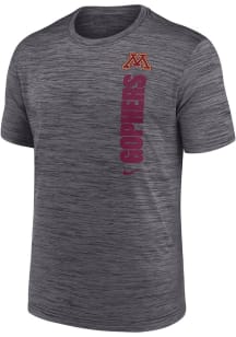 Minnesota Golden Gophers Grey Nike Team Issue Velocity Short Sleeve T Shirt