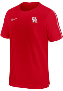 Nike Houston Cougars Red DriFIT Coach UV Short Sleeve T Shirt