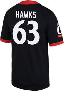 Nathan Hawks  Nike Cincinnati Bearcats Black Game Name And Number Football Jersey