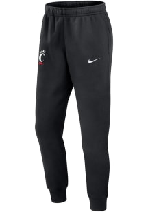 Nike Cincinnati Bearcats Mens Black Sideline Club Fleece Gameday Sweatpants