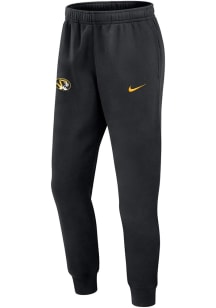 Nike Missouri Tigers Mens Black Sideline Club Fleece Gameday Sweatpants