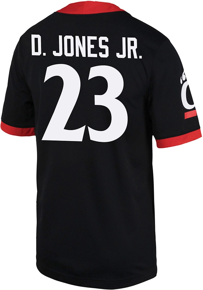 Daved Jones Jr. Nike Cincinnati Bearcats Black Game Name And Number Football Jersey