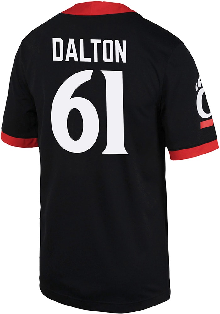 Luke Dalton Nike Cincinnati Bearcats Black Game Name And Number Football Jersey