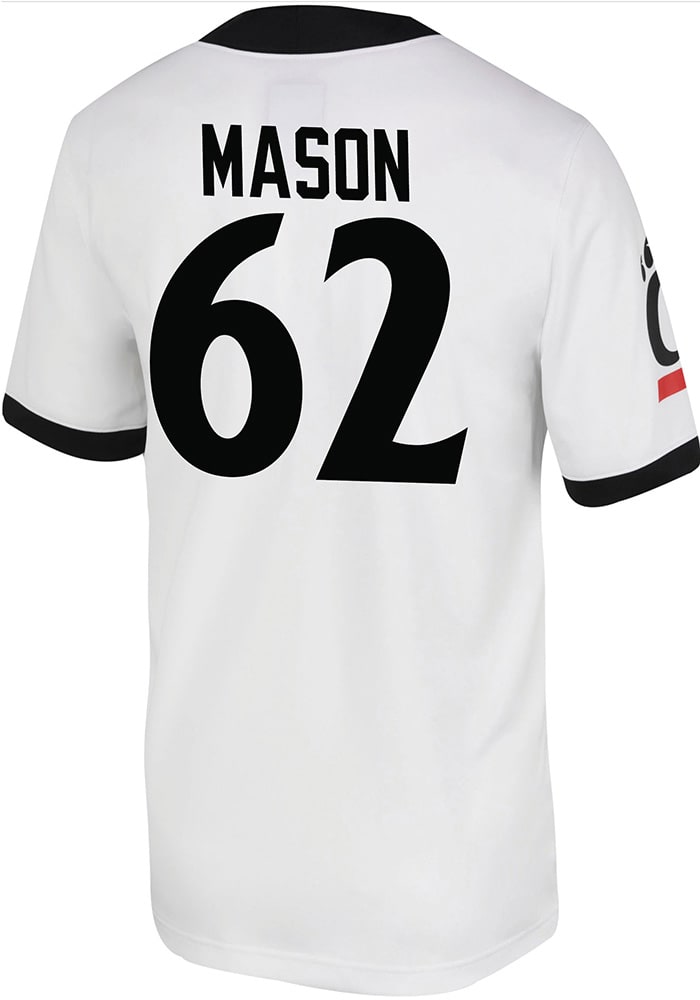 Matt Mason Nike Cincinnati Bearcats White Game Name And Number Football Jersey