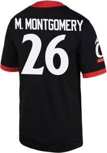 Myles Montgomery  Nike Cincinnati Bearcats Black Game Name And Number Football Jersey