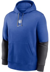 Nike Saint Louis Billikens Mens Blue Sideline Club Fleece Gameday Long Sleeve Hoodie