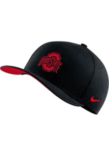Nike Ohio State Buckeyes Mens Black Flex Flex Hat