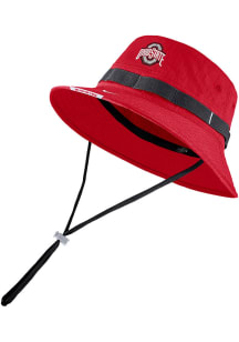Nike Ohio State Buckeyes Red Sideline Boonie Mens Bucket Hat