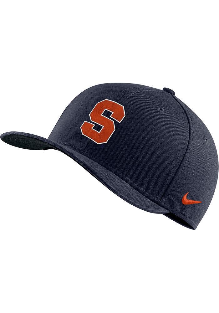 Syracuse Orange Mens Swoosh Flex NAVY Nike Flex Hat - 19867761