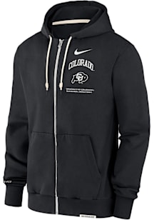 Nike Colorado Buffaloes Mens Black Travel Long Sleeve Full Zip Jacket